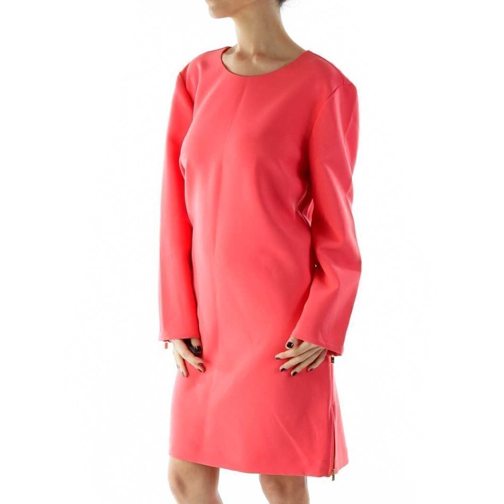 Wonder Pink Zippered Dress - Picture 2 of 3